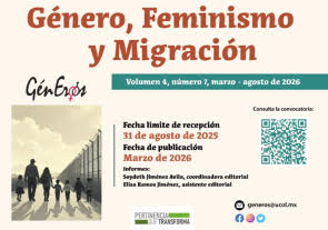 Invitación a Colaborar en la Revista GénEroos: Dossier 'Género, Feminismo y Migración', Universidad de Colima